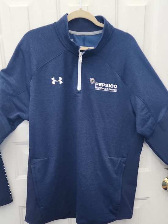 Under Armour Other - Under Armour Men's Navy Quarter-Zip Pullover with Pepsico warehouse brands Logo